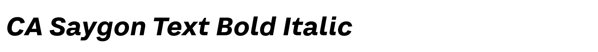 CA Saygon Text Bold Italic image